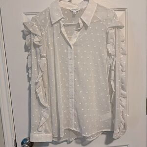 Long Sleeve White Express Shirt Top